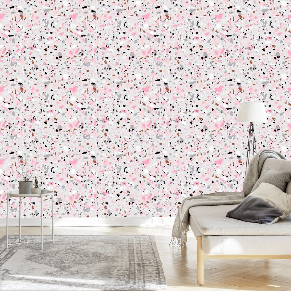 Behang Terrazzo-Imitatie - Afbeelding 3