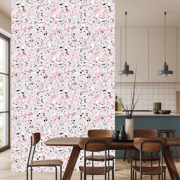 Behang Terrazzo-Imitatie - Afbeelding 4