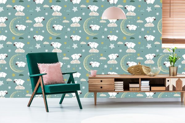 Behang Schapen En Manen - Afbeelding 6