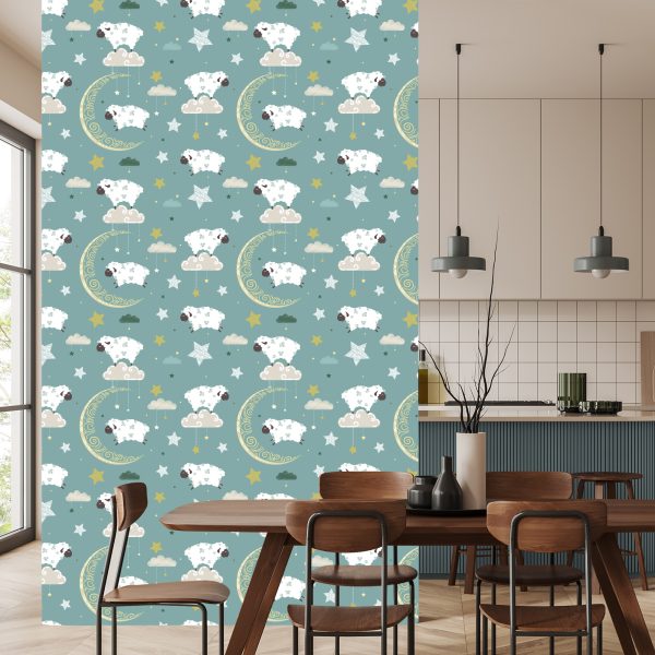 Behang Schapen En Manen - Afbeelding 4