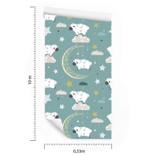Behang Schapen En Manen - Afbeelding 8