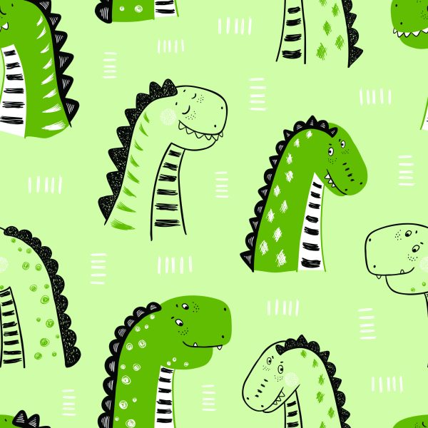 Behang Voor Kinderen In De Natuur Natuur Dinosaurussen - Afbeelding 2