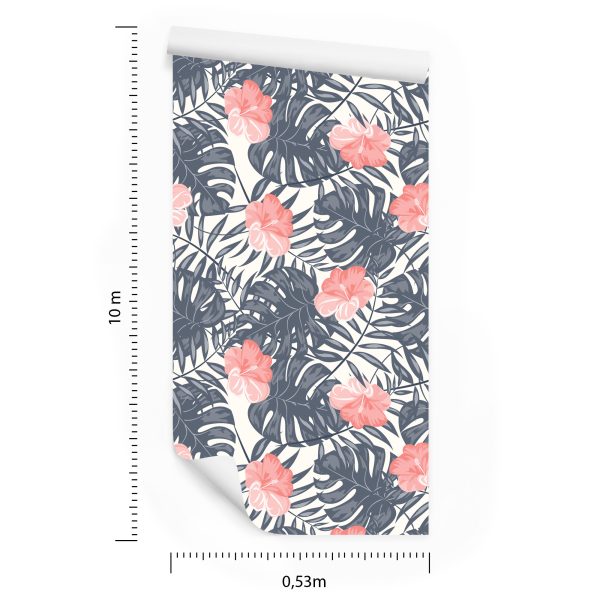 Behang Bloemen In Zachte Kleuren - Afbeelding 8