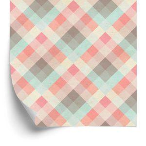 Behang Diamanten In Retrostijl