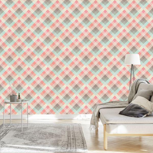 Behang Diamanten In Retrostijl - Afbeelding 3