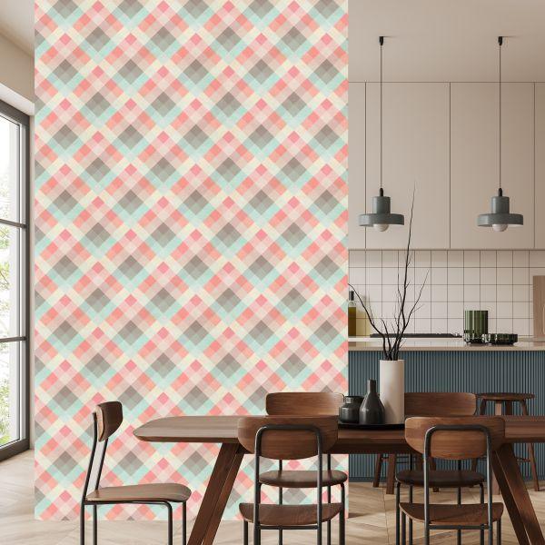 Behang Diamanten In Retrostijl - Afbeelding 4