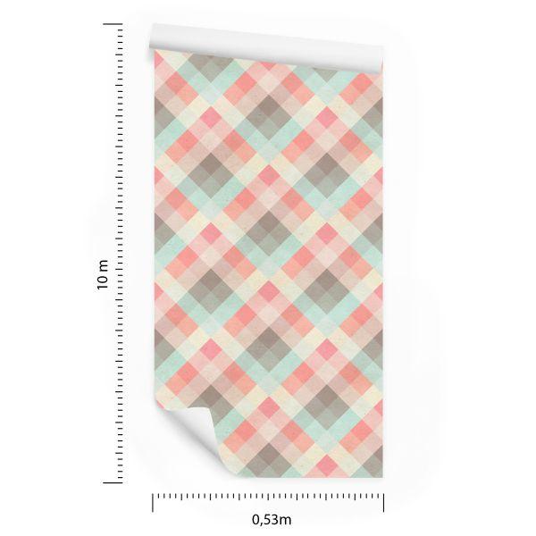 Behang Diamanten In Retrostijl - Afbeelding 8