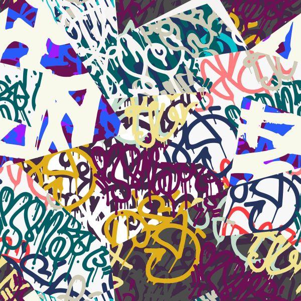 Behang Stijlvolle Graffiti - Afbeelding 2