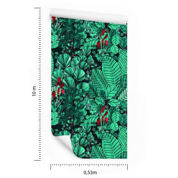 Behang Monstera Vertrekt - Afbeelding 8