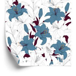 Behang Mooie Leliebloemen