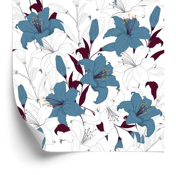 Behang Mooie Leliebloemen