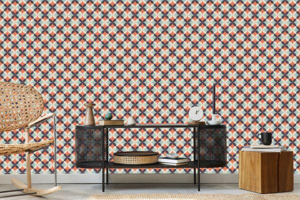 Behang Modieuze Retro-Ontwerpen - Afbeelding 5