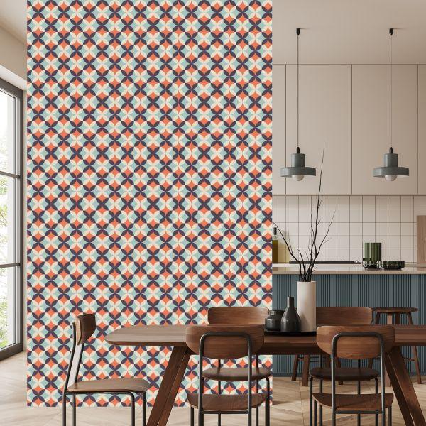 Behang Modieuze Retro-Ontwerpen - Afbeelding 4