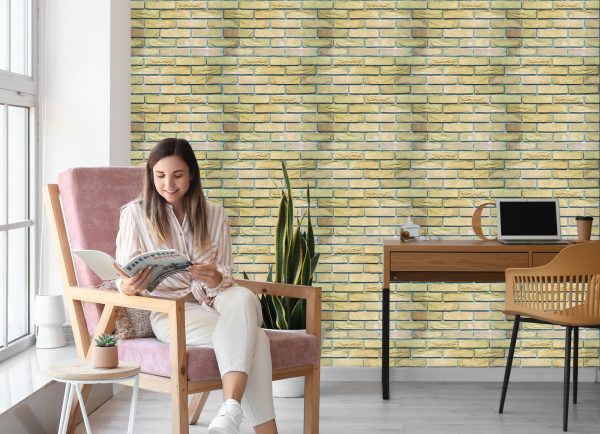 Behang Bright Fashion Brick - Afbeelding 7