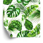 Behang Tropische Jungle Bladeren