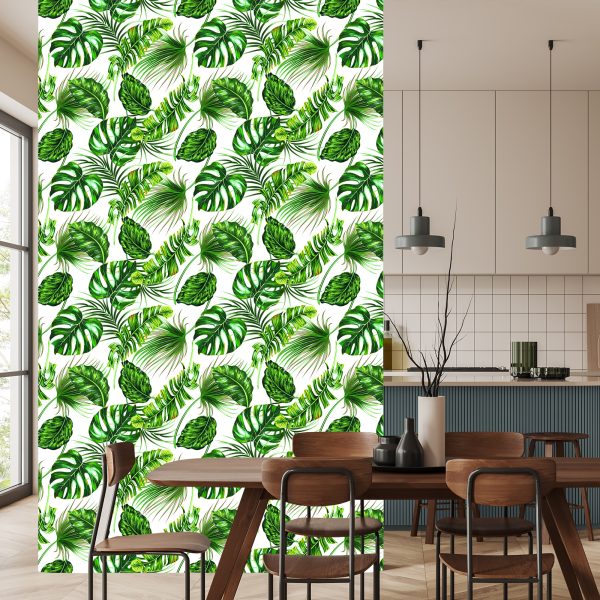 Behang Tropische Jungle Bladeren - Afbeelding 4