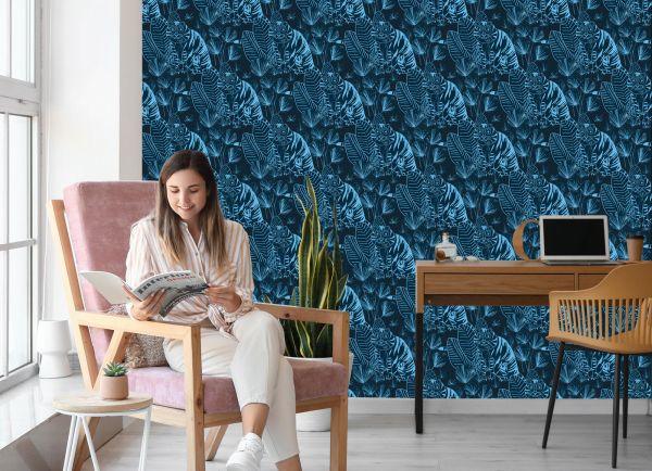 Behang Tijgers En Planten - Afbeelding 7