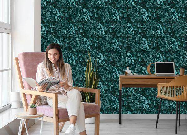 Behang Tijgers En Planten - Afbeelding 7