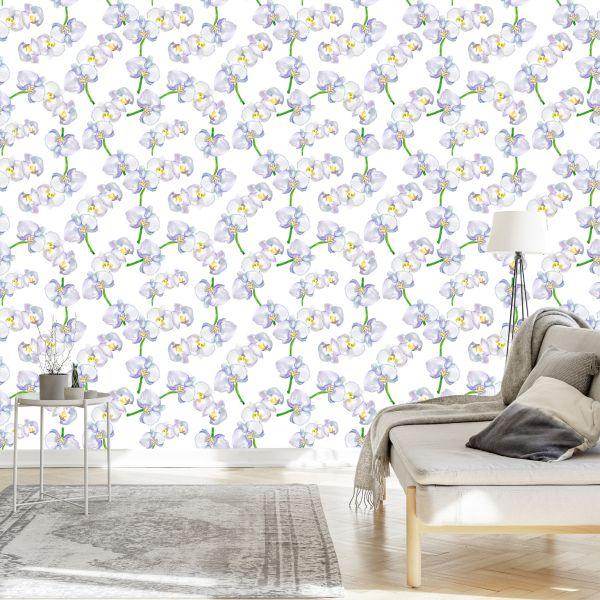 Behang Orchidee. Orchidee. Natuur Bloemen - Afbeelding 3