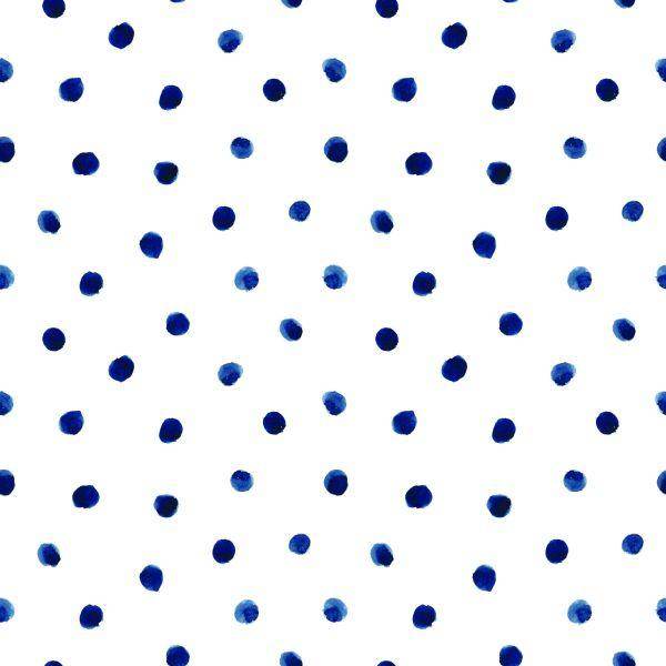 Behang Marineblauwe Kleine Stippen - Afbeelding 2