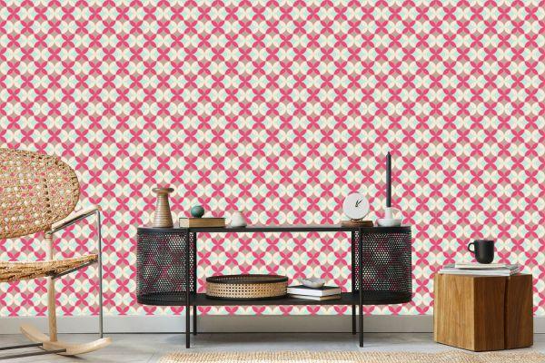 Behang Retro Stijl Abstractie - Afbeelding 5