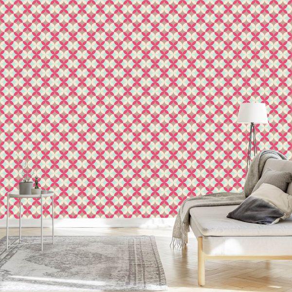Behang Retro Stijl Abstractie - Afbeelding 3