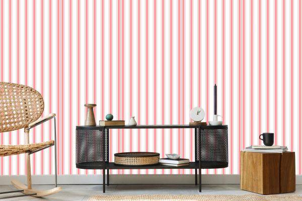 Behang Verticale Retro Strepen - Afbeelding 5