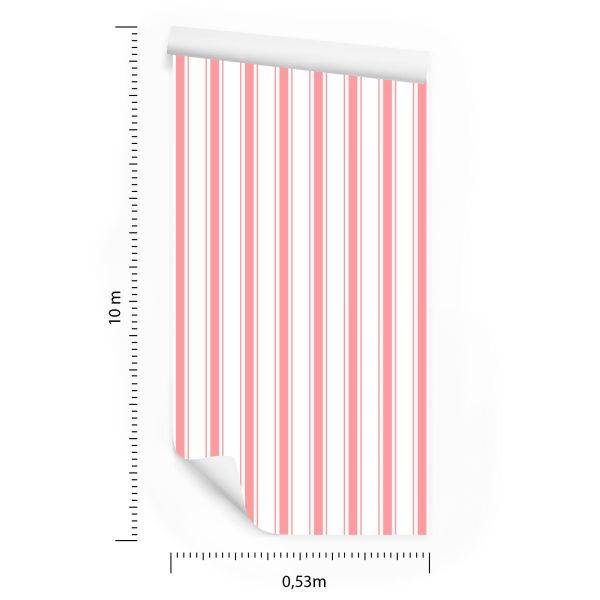 Behang Verticale Retro Strepen - Afbeelding 8