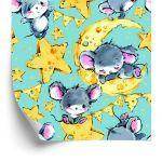 Behang In Mouse Animals Star Jongenskamer