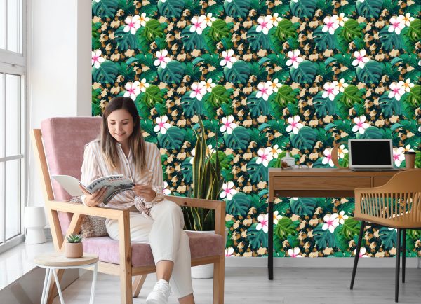 Behang Tropische Planten - Afbeelding 7