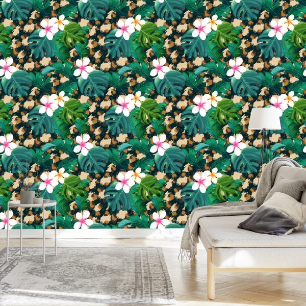 Behang Tropische Planten - Afbeelding 3