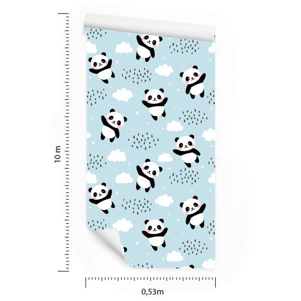 Behang Panda's Tegen De Lucht - Afbeelding 8