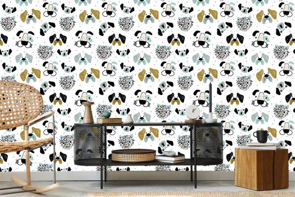 Behang Voor Kinderen - Honden - Afbeelding 5