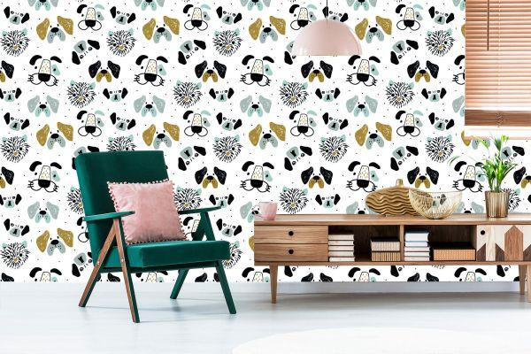 Behang Voor Kinderen - Honden - Afbeelding 6