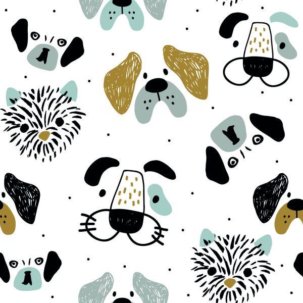 Behang Voor Kinderen - Honden - Afbeelding 2
