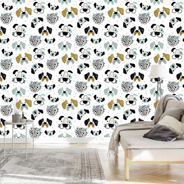 Behang Voor Kinderen - Honden - Afbeelding 3