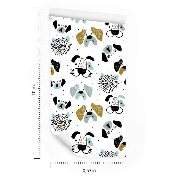 Behang Voor Kinderen - Honden - Afbeelding 8