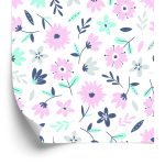 Behang Delicate Bloemen