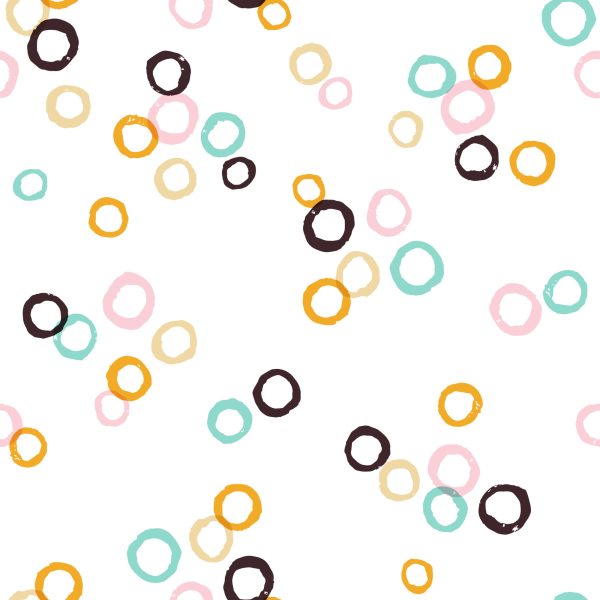 Behang Kleurrijke Kleine Cirkels - Afbeelding 2