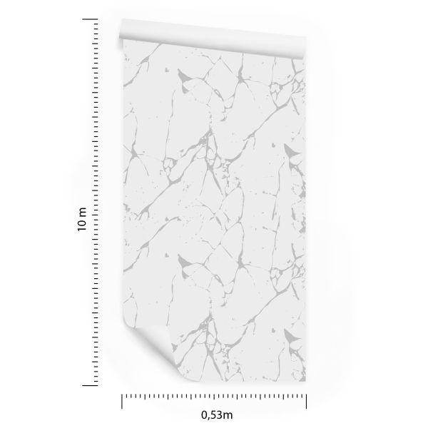 Behang Beton Met Marmerpatroon - Afbeelding 8
