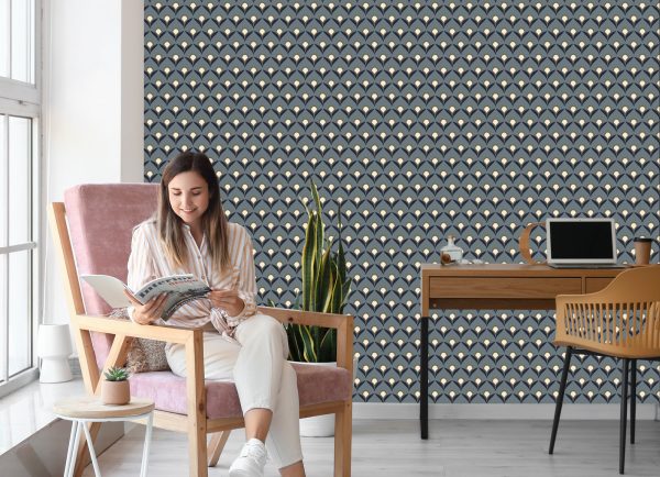 Behang Kleurrijke Geometrische Patronen - Afbeelding 7