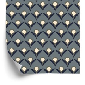 Behang Kleurrijke Geometrische Patronen