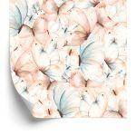Behang Muur Pastel Vlinders Kinderkamer