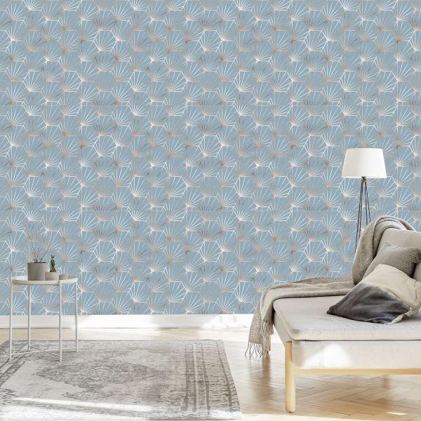 Behang Moderne Geometrische Patronen - Afbeelding 3