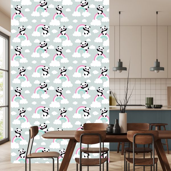 Behang Panda's In De Wolken - Afbeelding 4