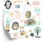 Behang Boom Natuur Voor Kinderen Scandinavische Stijl