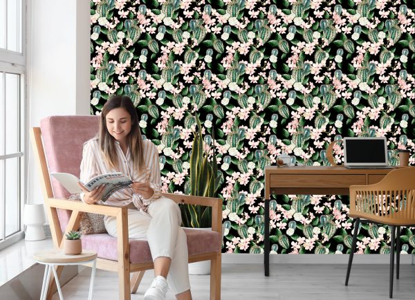 Behang Orchidee Orchidee Natuur Bloemen Voor Woonkamer - Afbeelding 7