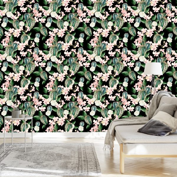 Behang Orchidee Orchidee Natuur Bloemen Voor Woonkamer - Afbeelding 3