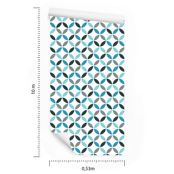 Behang Geometrisch - Retro - Afbeelding 8