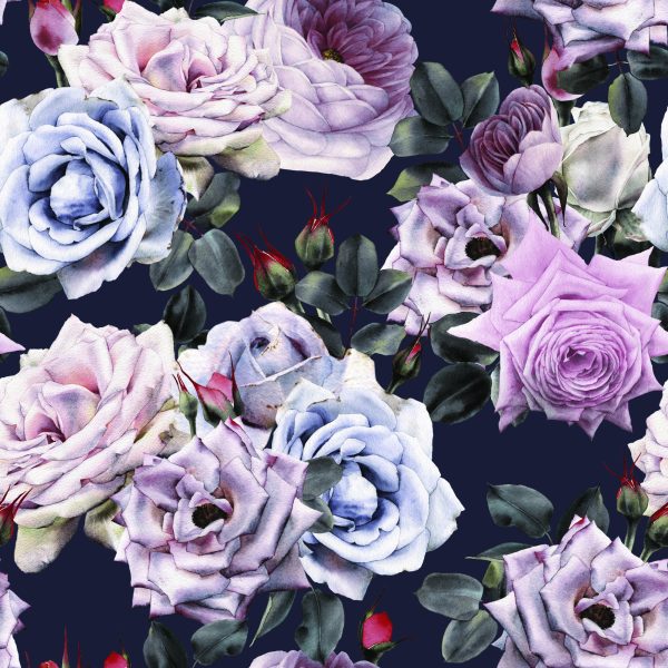 Behang Rozen In Donkere Kleuren - Afbeelding 2